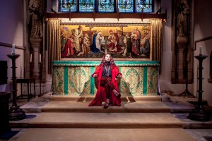 Salome at the altar, Burford 12th june 2013. Sarah Vevers. Image copyright Jamies Smith